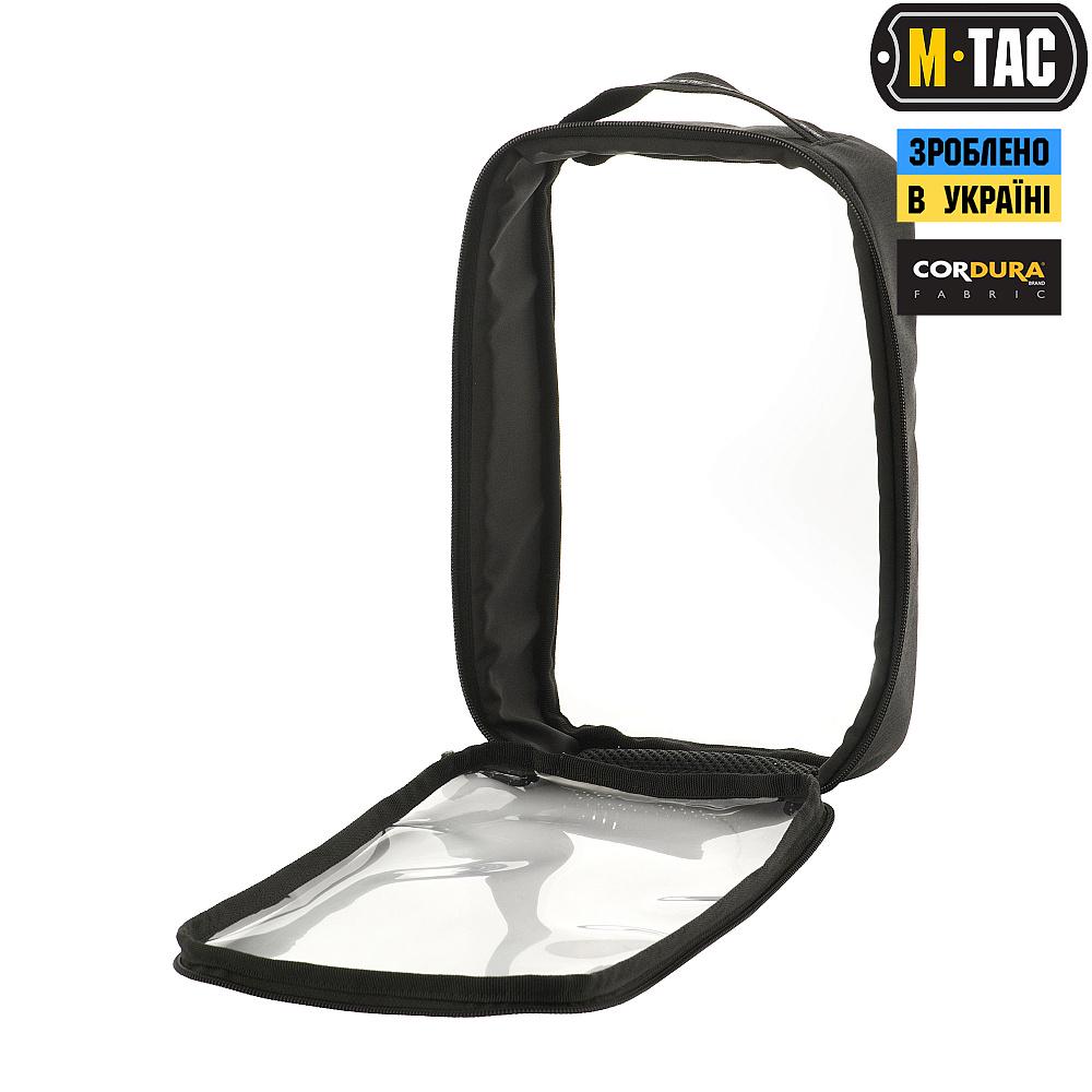 Органайзер утилитарный M-Tac Elite L 30х19 см Прозрачный/Black (AM0000158) - фото 2 Органайзер утилитарный M-Tac Elite L 30х19 см Прозрачный/Black (AM0000158) - фото 2