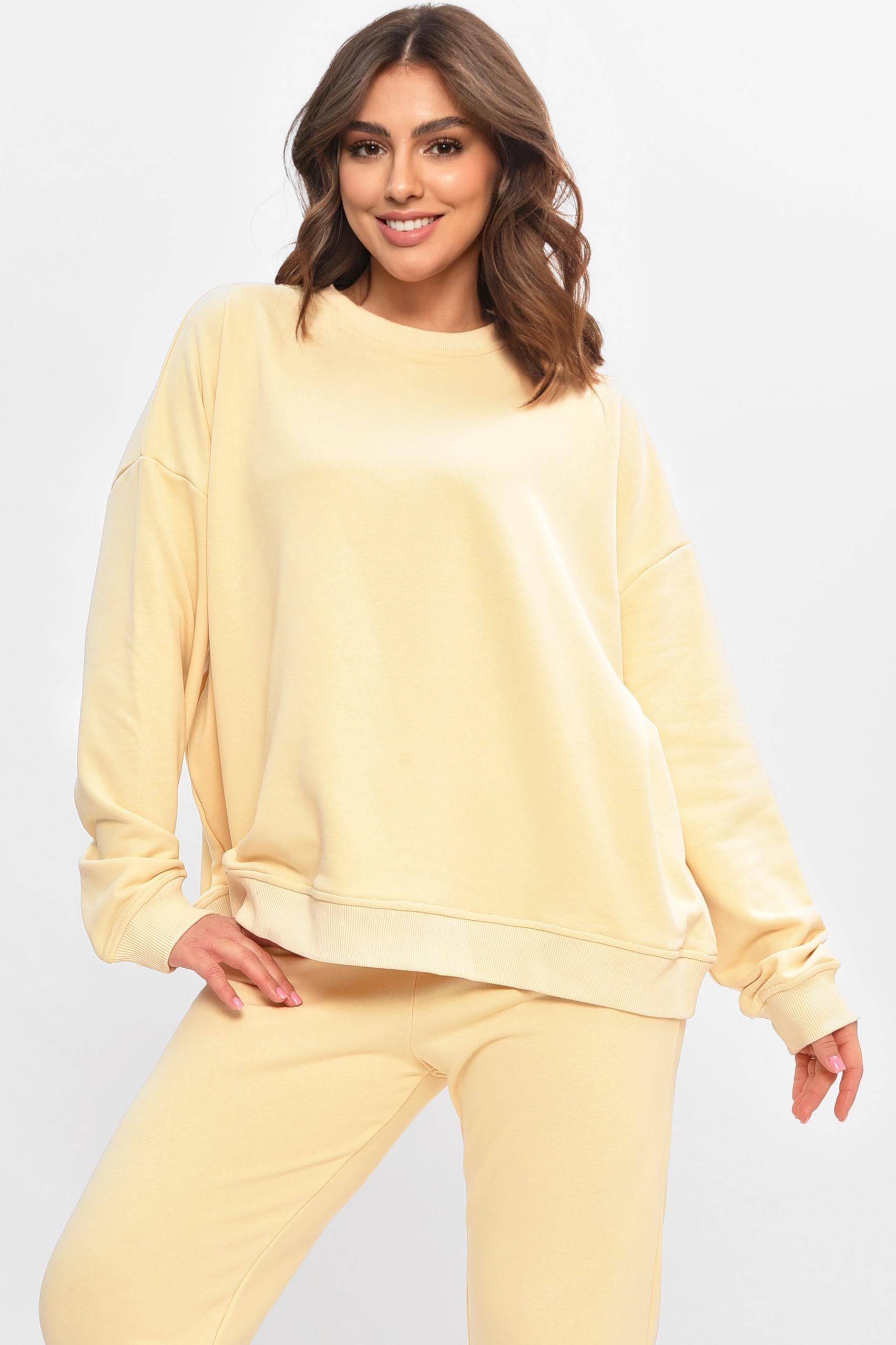 Світшот жіночий 206863 L-XL Сірий