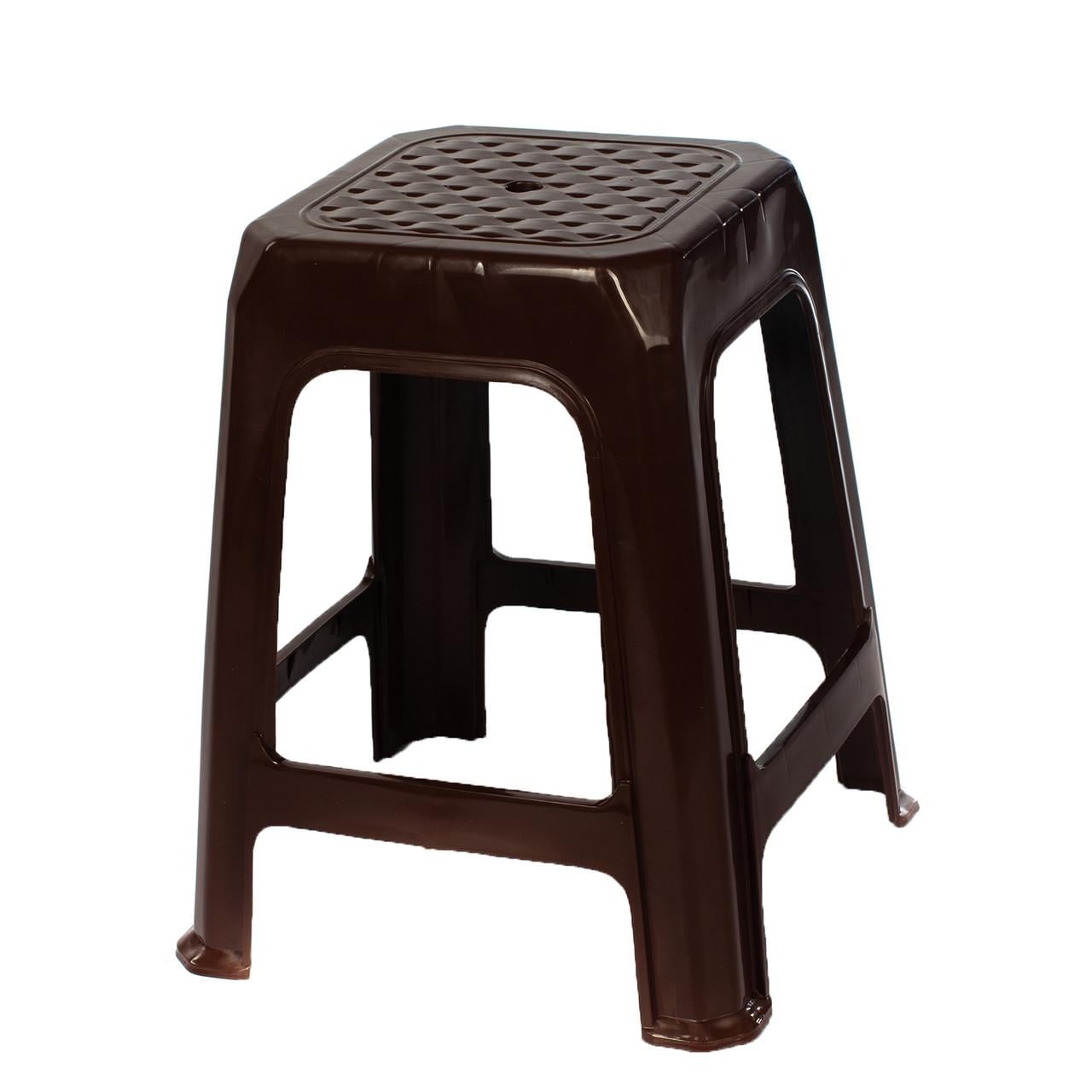 Табурет пластиковый R-Plastic 360x360x435 мм (00002/brown) Табурет пластиковый R-Plastic 360x360x435 мм (00002/brown)