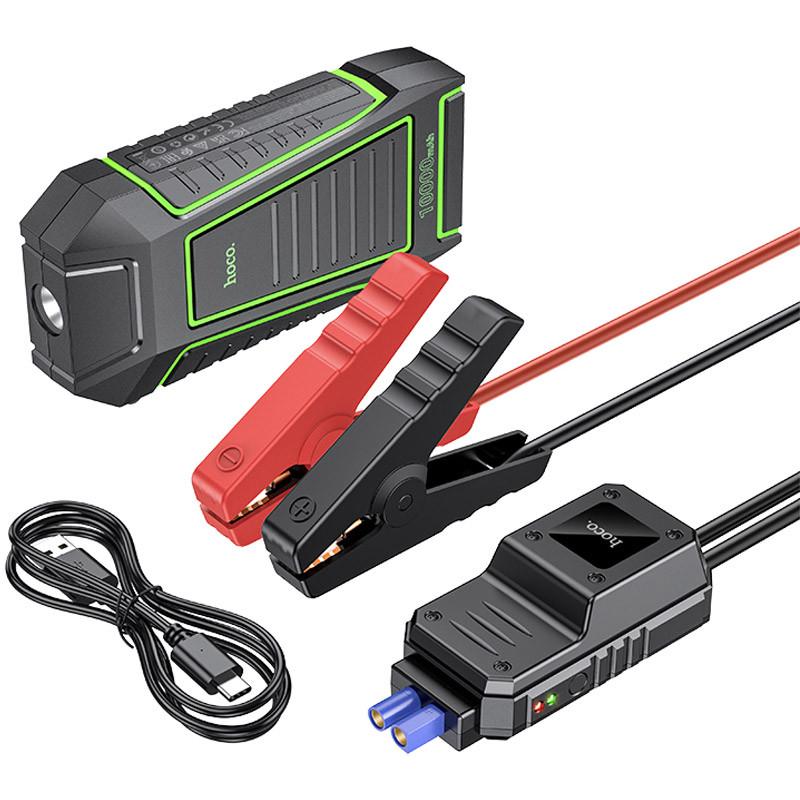 Пусковое устройство для автомобиля Hoco QS1 Spring Car Jump Starter 10000 mAh портативный Black (00000073888_1) - фото 6 Пусковое устройство для автомобиля Hoco QS1 Spring Car Jump Starter 10000 mAh портативный Black (00000073888_1) - фото 6