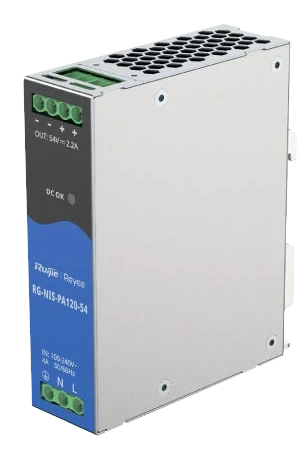 Блок живлення Ruijie RG-NIS-PA120-54 AC/DC 54В 2.2А 120 Вт на DIN-рейку (2863456531) Блок живлення Ruijie RG-NIS-PA120-54 AC/DC 54В 2.2А 120 Вт на DIN-рейку (2863456531)