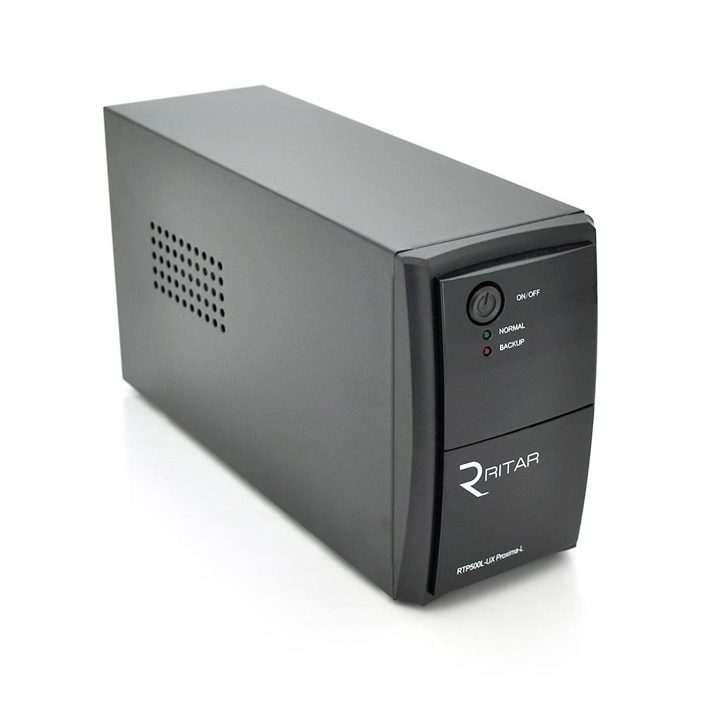 Источник бесперебойного питания Ritar 500VA 300 Вт с AVR USB 4xIEC-320 C14 145-290V пластиковый корпус 314х97х143 мм (YUT_V1793)