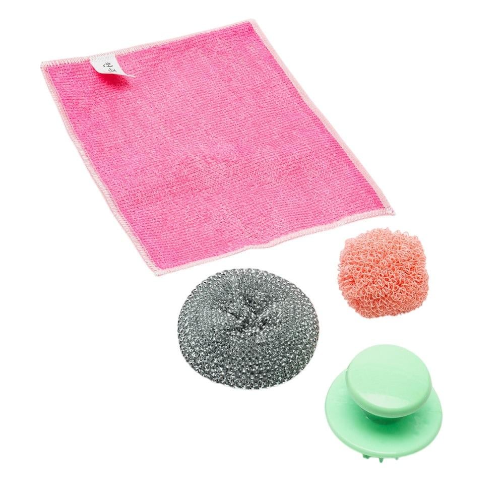 Щетки-мочалки кухонные R93529 4 пр. 29х18 см Щетки-мочалки кухонные R93529 4 пр. 29х18 см