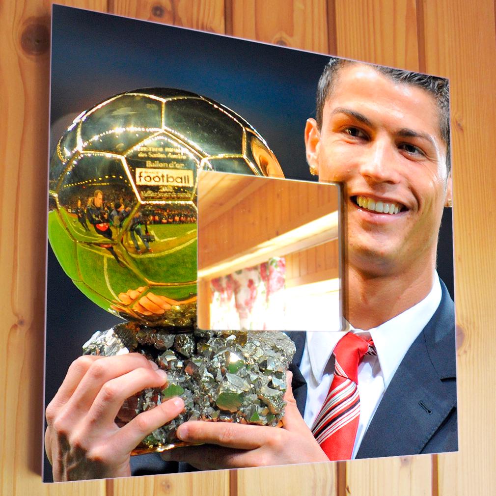 Зеркало декоративное Криштиану Роналду 260х260 мм (M03085)