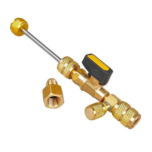 Вентиль для заміни золотників під тиском автомобільних кондиціонерів 1/4" і 5/16" 20 золотників 10 ковпачків (957101) - фото 3 Вентиль для заміни золотників під тиском автомобільних кондиціонерів 1/4" і 5/16" 20 золотників 10 ковпачків (957101) - фото 3