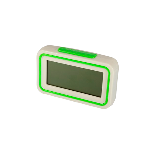 Часы-будильник разговаривающий Kenko KK 9905 TR White Lime с термометром на батарейках 2хAA