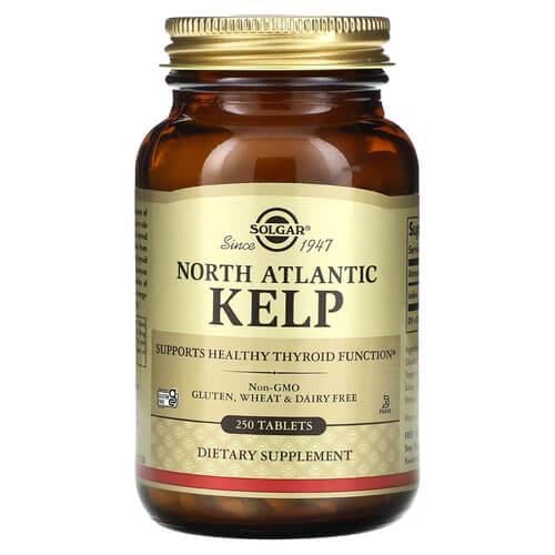 Йод Solgar North Atlantic Kelp 200 мкг 250 табл. (SOL-01500)