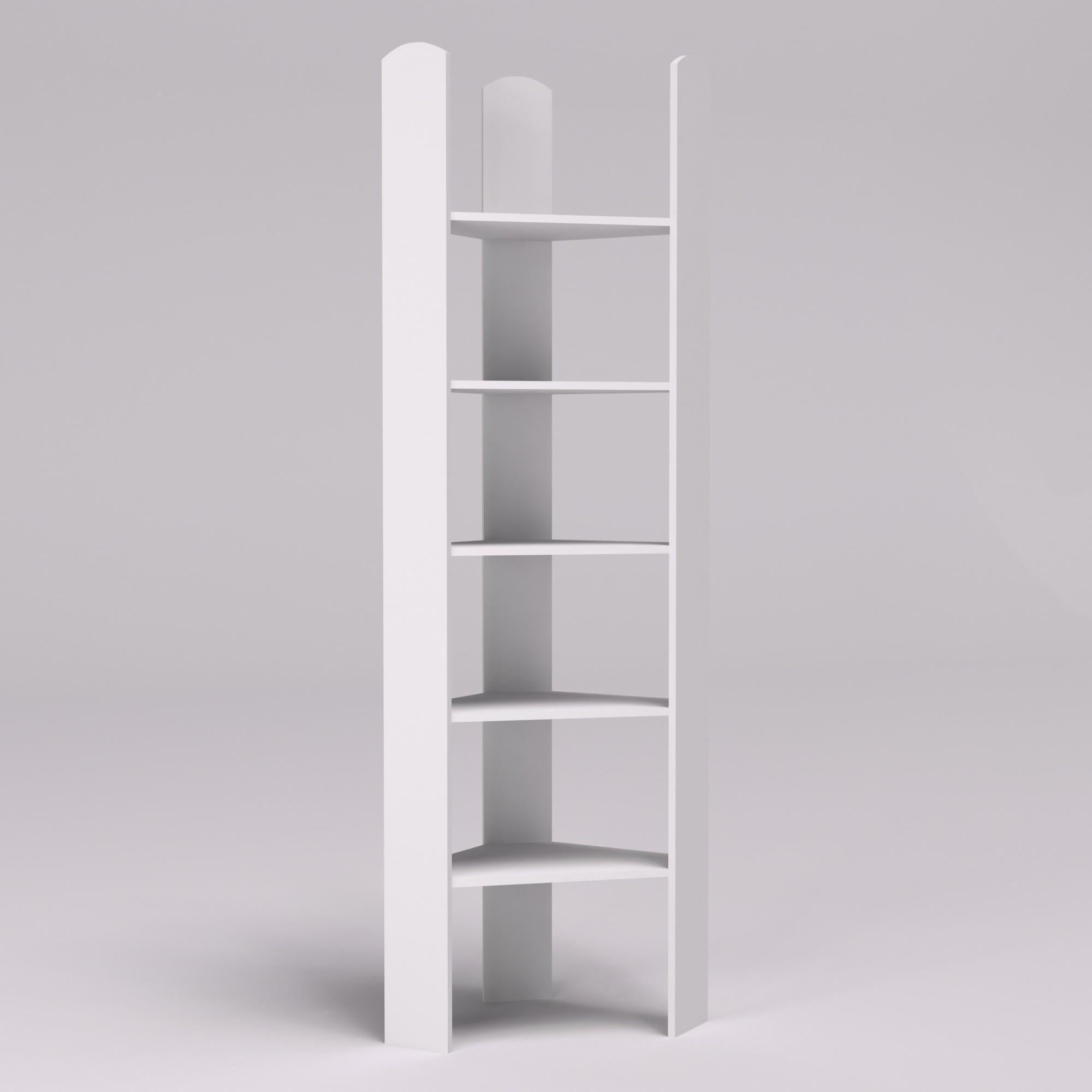 Стелаж кутовий ОС-5 500х500х2000 мм Білий