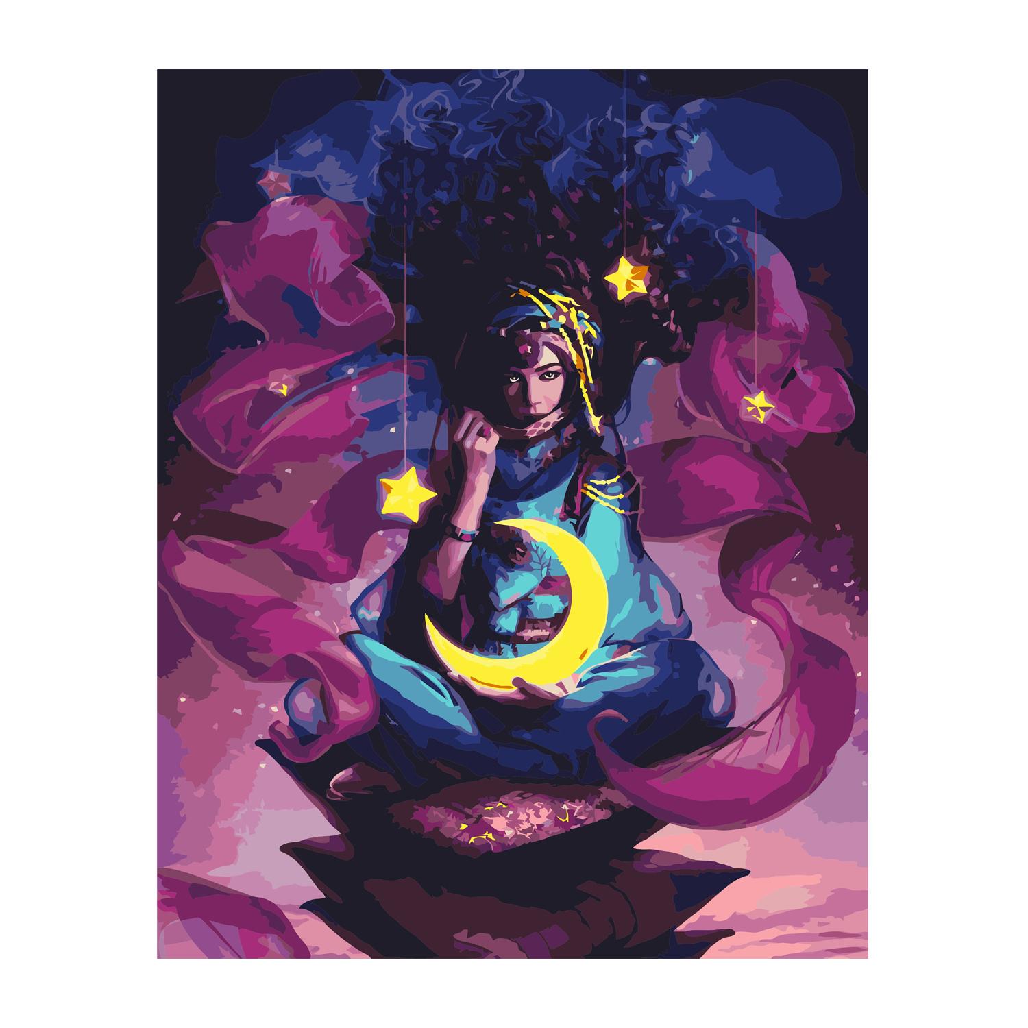 Картина по номерам Strateg Космическая загадка 40x50 см (VA-2853)