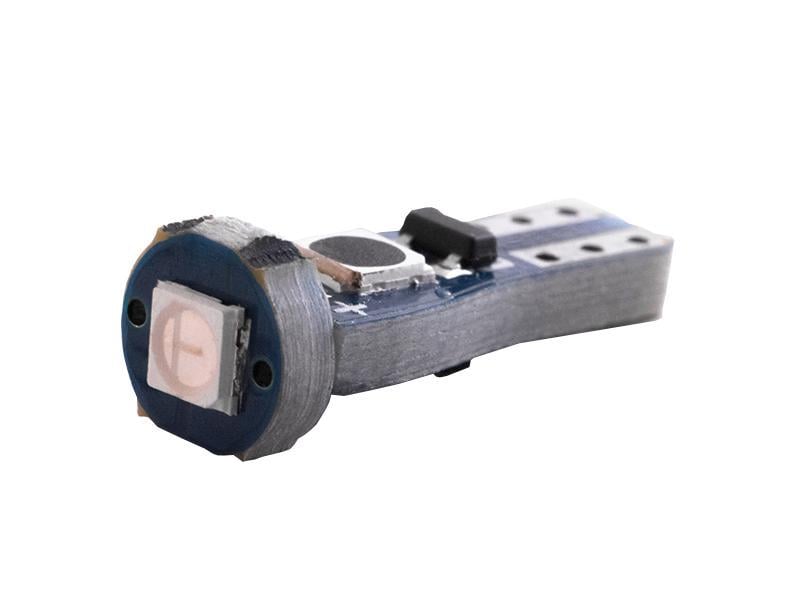 Автомобильная лампа светодиодная LEDUA T5-3030-1 SMD 1 кристалл 12V Синий (2709)