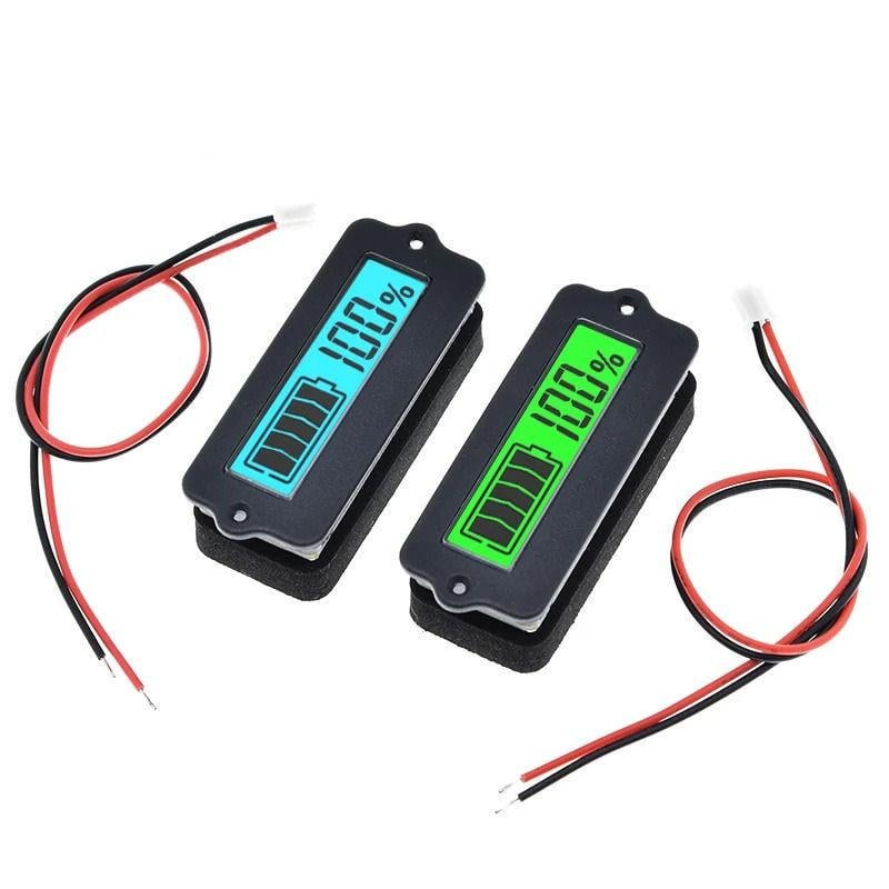 Индикатор уровня заряда аккумулятора ЖКИ 12-63в - фото 2 Индикатор уровня заряда аккумулятора ЖКИ 12-63в - фото 2