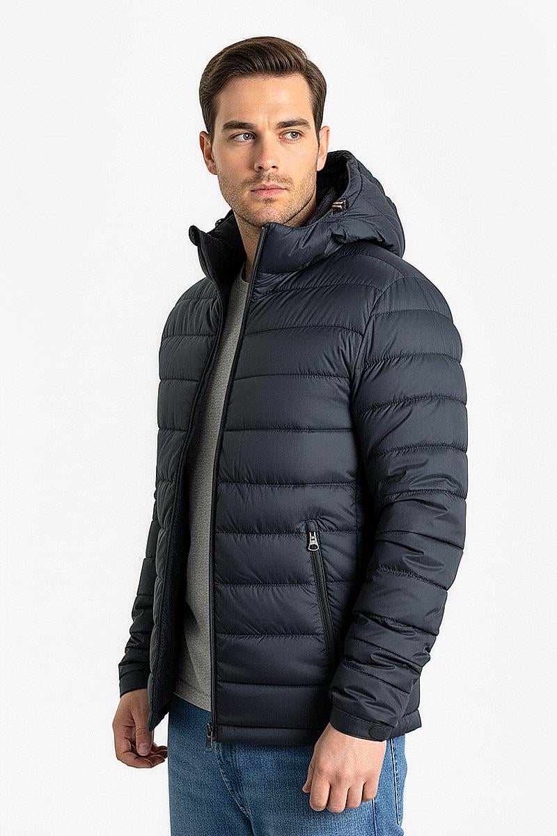 Куртка осенняя мужская р. 46 Темно-синий (SB-23231-Dark-Blue)