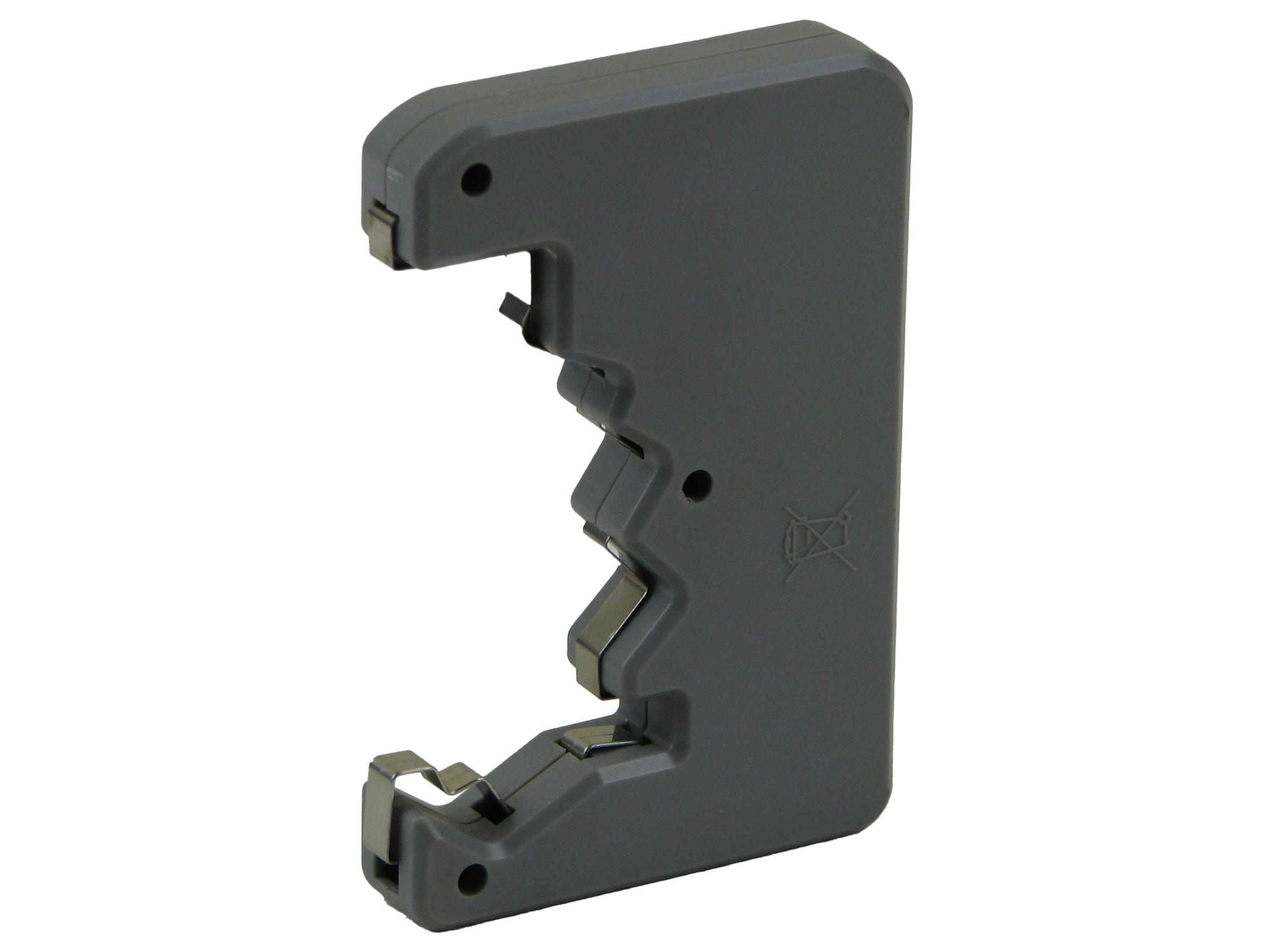 Цифровой тестер батареек LCD-BT189 Серый - фото 3