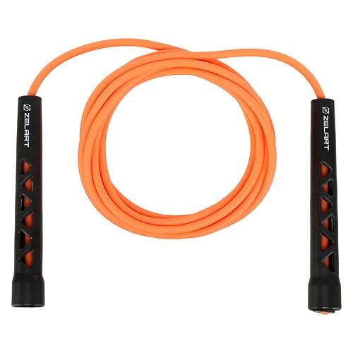 Скакалка с PVC жгутом Zelart FI-4882 3 м 5 мм Черный (32511284)