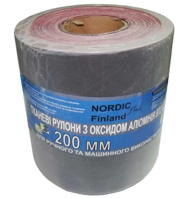 Рулон шлифовальной бумаги Nordicflex 200 мм 1 пог.м P180 (21412)