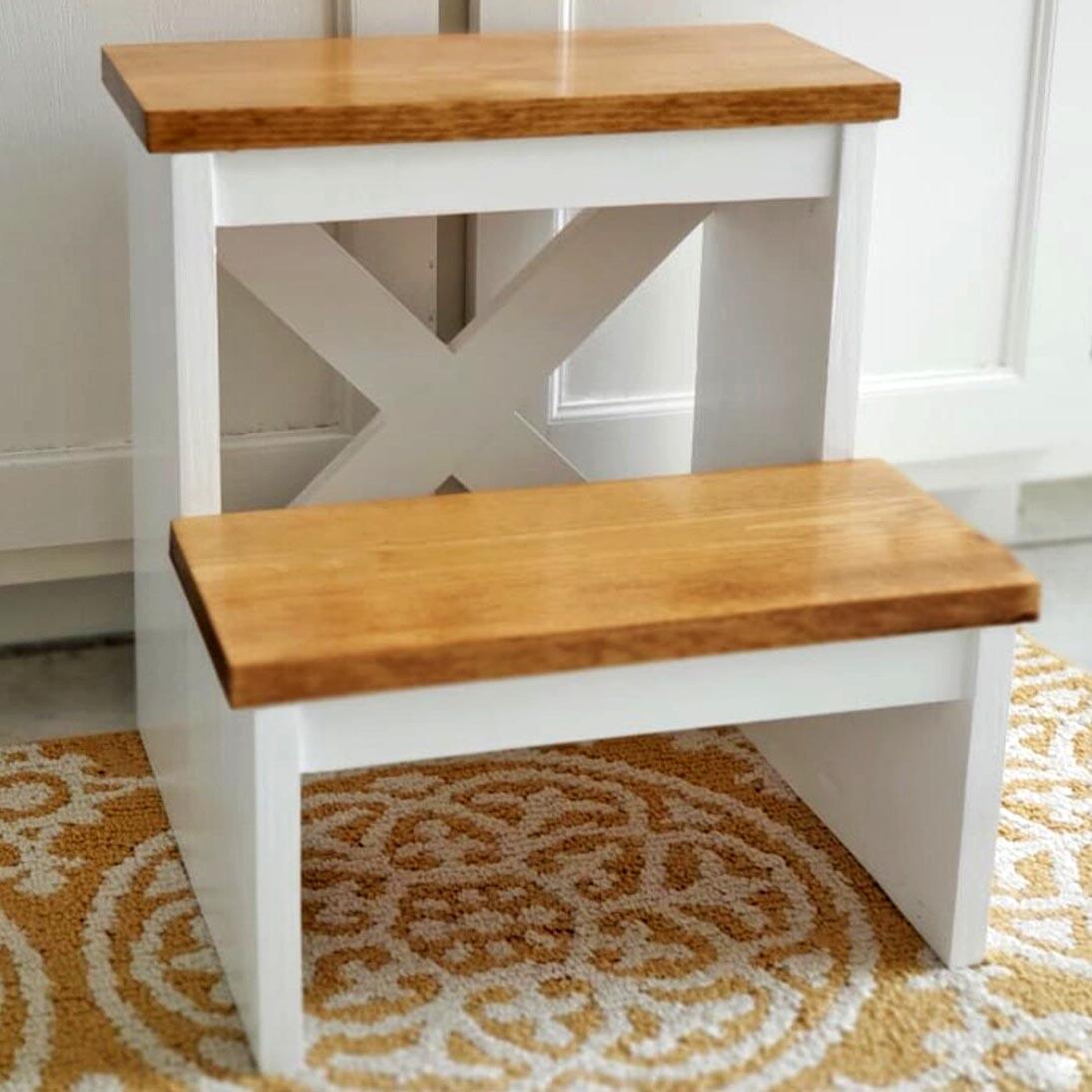 Скамейка-ступенька из дерева Длори Зефир/Сиена (ССТ-00612005)