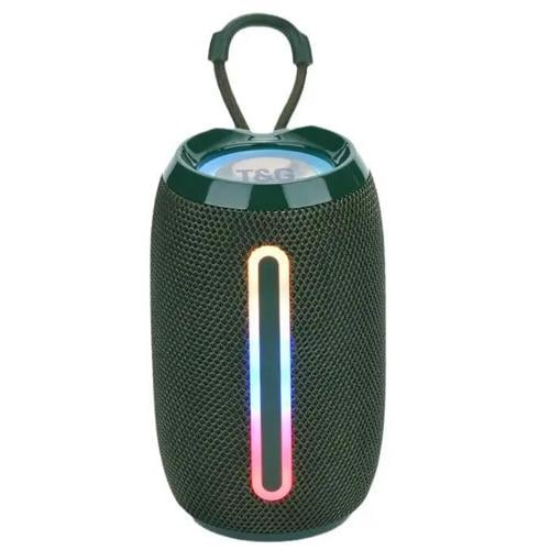 Портативная колонка TG653 Bluetooth USB/TF 5 W с ремешком Green (587988) Портативная колонка TG653 Bluetooth USB/TF 5 W с ремешком Green (587988)
