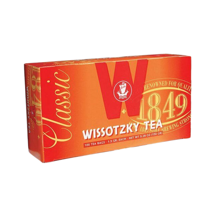 Чай чорний WISSOTZKY Black Tea 100 шт. 150 г (НФ-00003197)