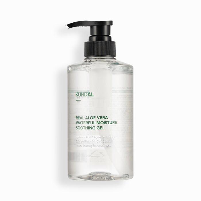 Универсальный увлажняющий и успокаивающий гель алоэ Aloe Vera Soothing Gel Kundal 500 мл (8809693254323)