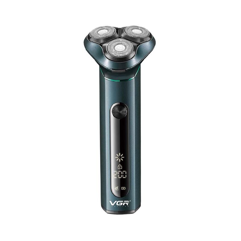 Электробритва роторная VGR V-310 2000 мА·ч IPX7 Темно-зеленый (9107)