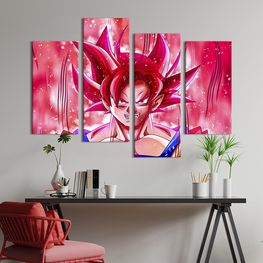 Картина на полотні Герой анімі Гоку 149x106 см (1422-42)