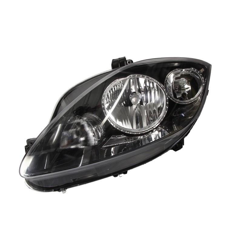 Фара передня ліва Seat Leon 2009-2012 H7/H1 чорна рамка (445-1125L-LDEM2)