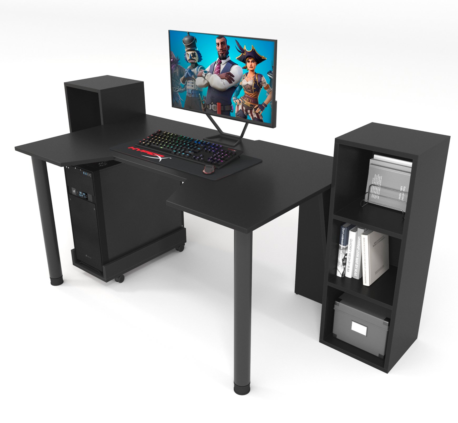 Комп'ютерний стіл Zeus-Game GAMER-5 Чорний (659e7e6a4570a12ec74b87ac)