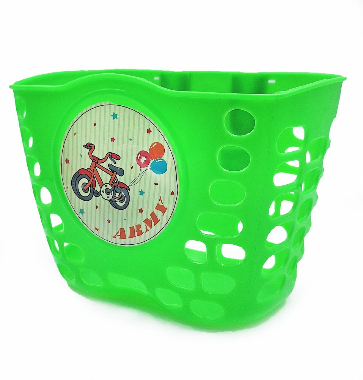 Кошик на дитячий велосипед/самокат 19 мм Зелений (G0001041)