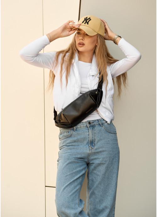 Сумка женская водостойкая из натуральной кожи Черный (28523778) - фото 2 Сумка женская водостойкая из натуральной кожи Черный (28523778) - фото 2