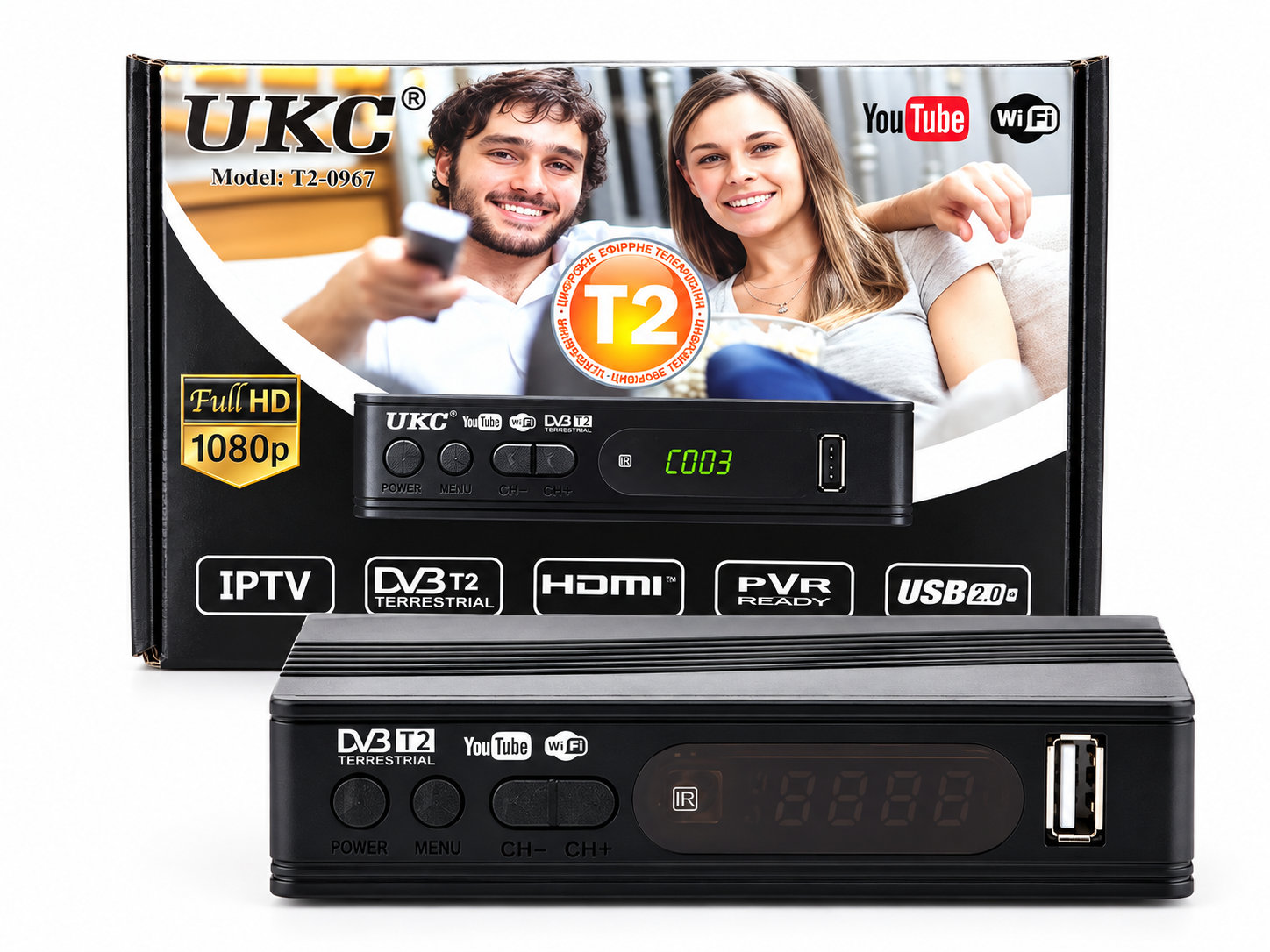 Ресивер цифровой UKC T2-0968 (38382807)