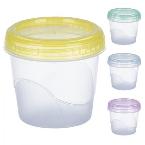 Набор контейнеров пищевых Stenson с резьбой 350 мл 4 шт. (PT-83474)