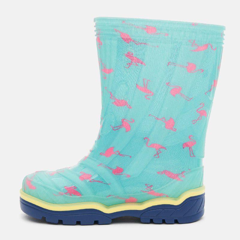 Дитячі гумові чоботи для дівчинки Litma р. 25 Фламінго - фото 4 Дитячі гумові чоботи для дівчинки Litma р. 25 Фламінго - фото 4