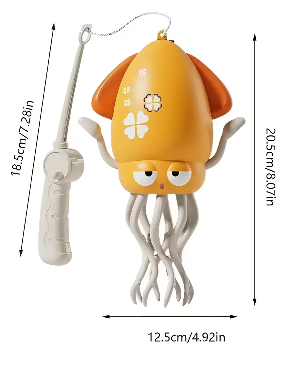 Интерактивная игрушка Осьминог танцующий со звуковыми эффектами Желтый (10378) - фото 2 Интерактивная игрушка Осьминог танцующий со звуковыми эффектами Желтый (10378) - фото 2
