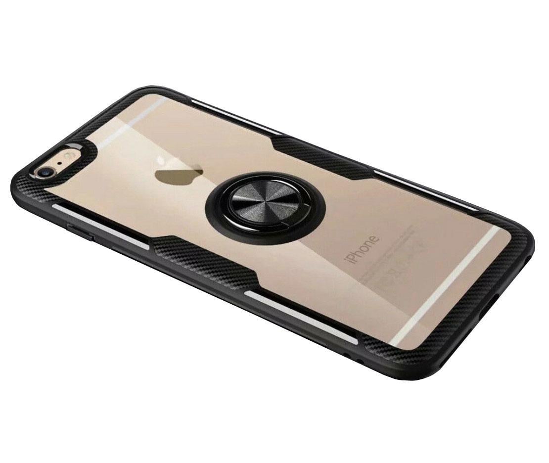 Чехол Primolux Ring Magnetic Stand для Apple iPhohe 6/iPhone 6s Black (1125337276)