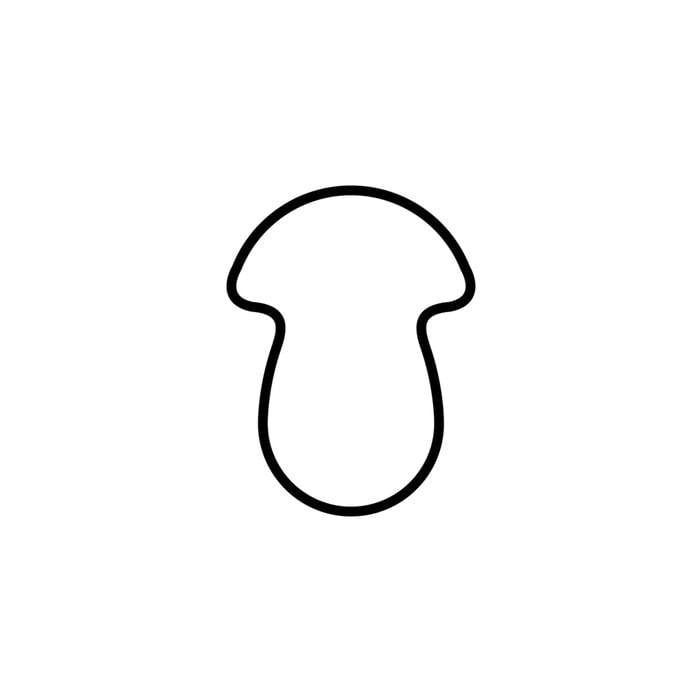 Формочка для печенья Kaiser Гриб металлическая 5 см (33972301)