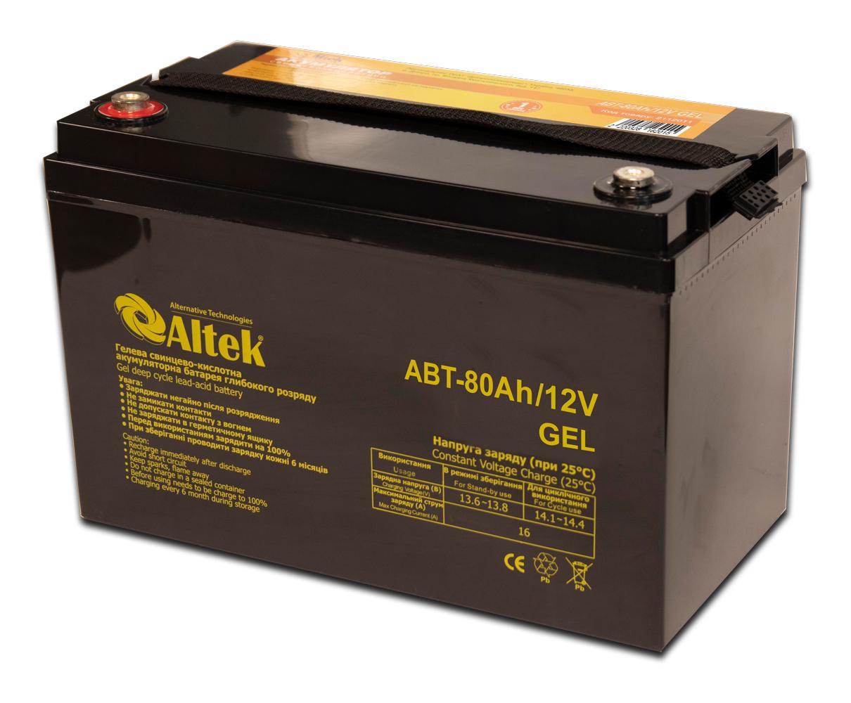 Аккумулятор Altek ABT-80-12-GEL