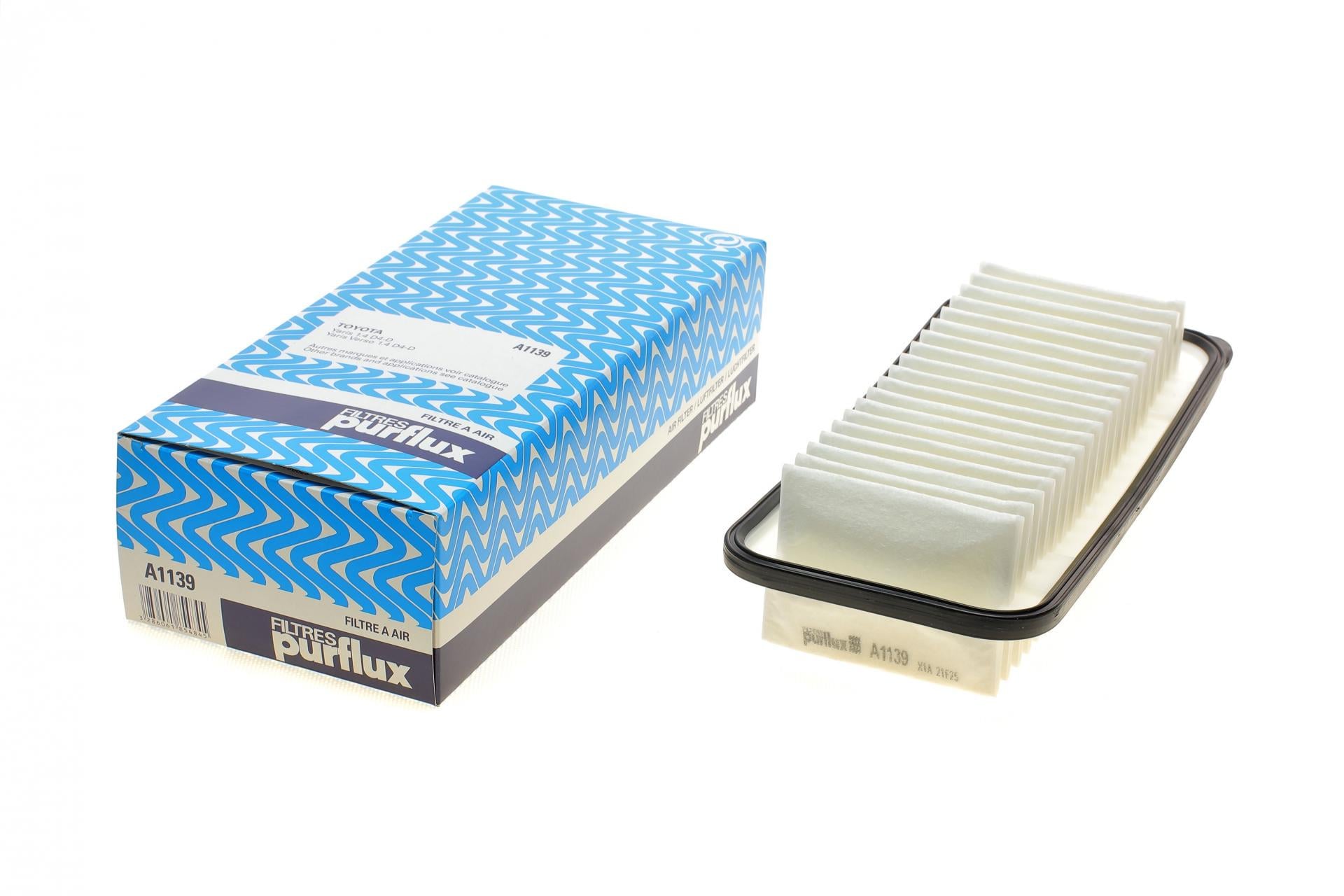 Фильтр воздушный PURFLUX для Toyota Yaris 1,4 D-4D 01-05- (A1139)