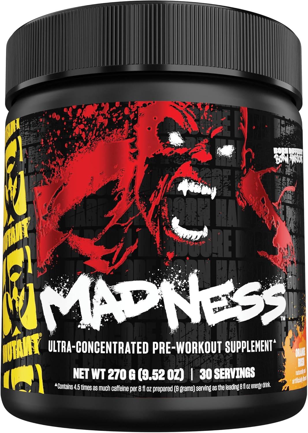 Предтренировочный комплекс Mutant Madness Orange Rush 270 г