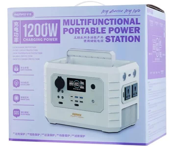 Зарядная станция портативная Remax RPP-568 Dynasty Series 270000 mAh 1200W (30520456) - фото 4 Зарядная станция портативная Remax RPP-568 Dynasty Series 270000 mAh 1200W (30520456) - фото 4