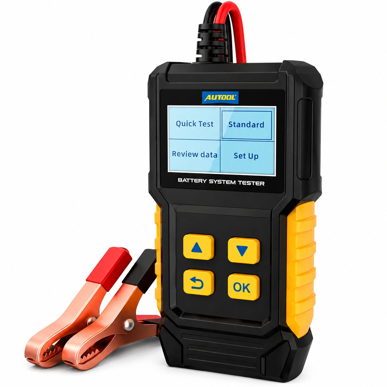 Тестер аккумуляторов AUTOOL BT-360 для АКБ 12 В с LCD дисплеем Черный (1008-261-01)