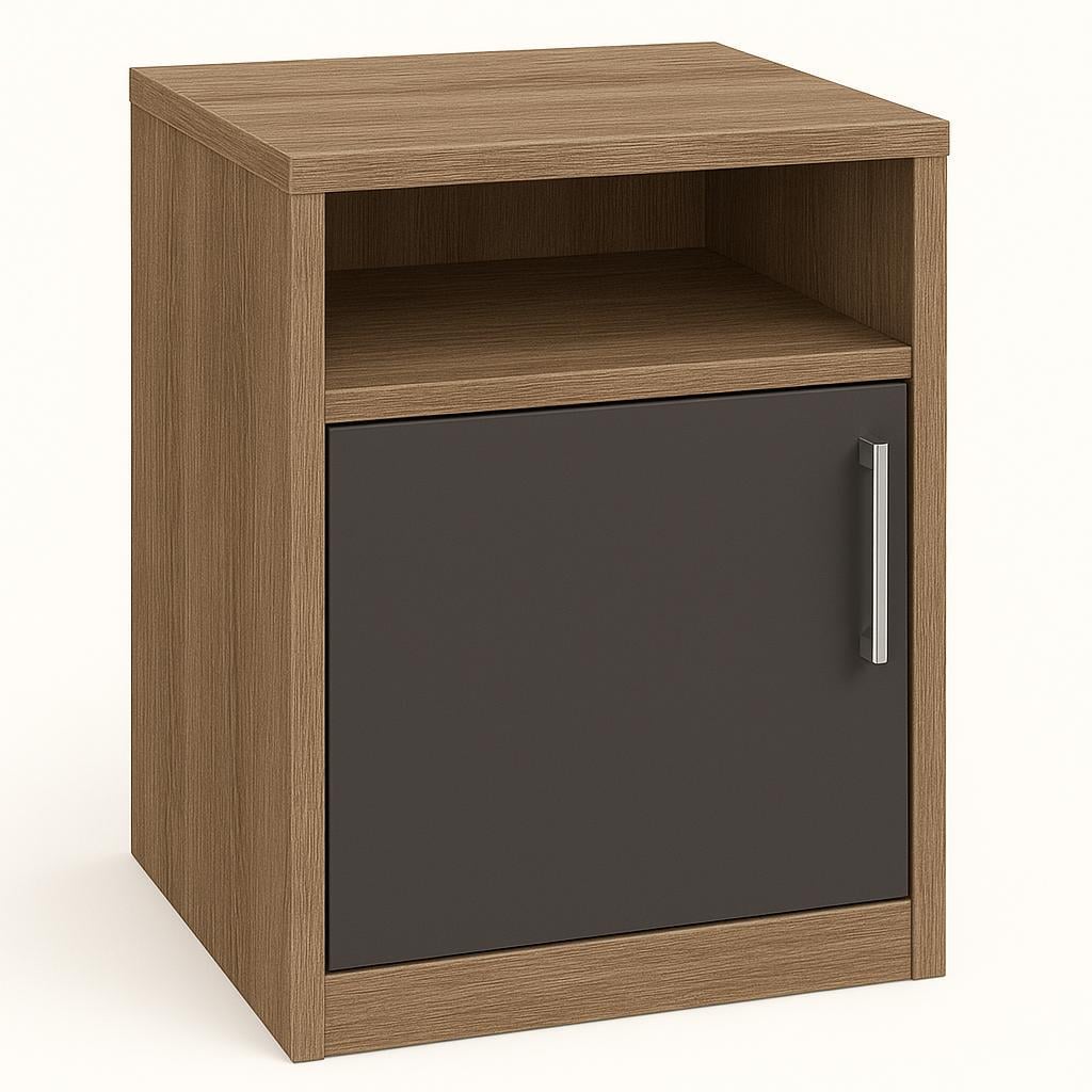 Приліжкова тумба №2 ДСП 500х350х400 мм Дуб Сонома трюфель/Антрацит Приліжкова тумба №2 ДСП 500х350х400 мм Дуб Сонома трюфель/Антрацит