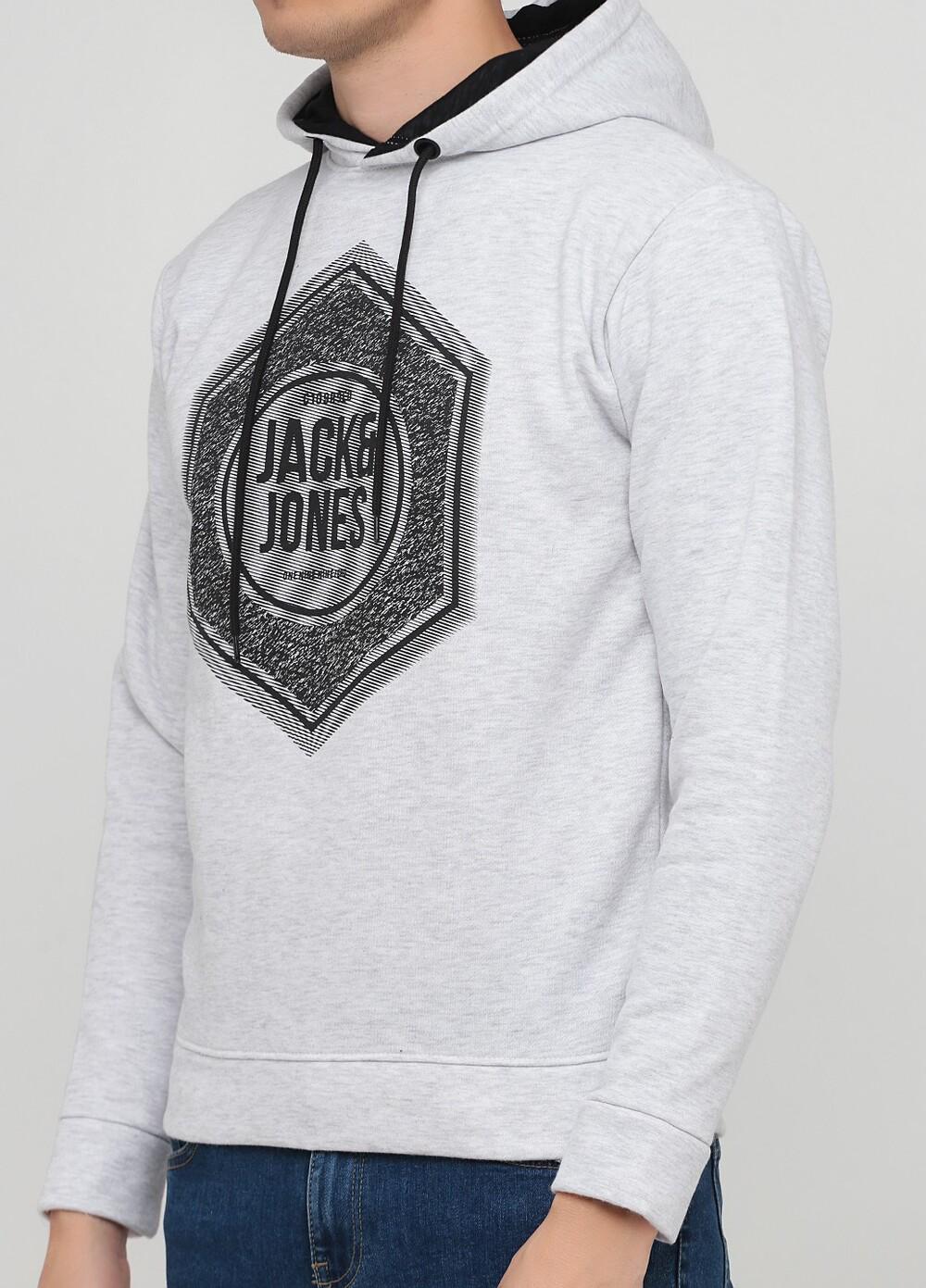 Реглан Jack & Jones 12171071x62 мужской XL Светло-серый (185 035)