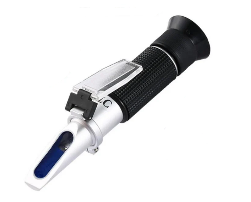 Рефрактометр вимірювач цукру у вині Baume 0-20%/спирт 0-25%/Brix 0-40% (RHBW-25BE ATC)