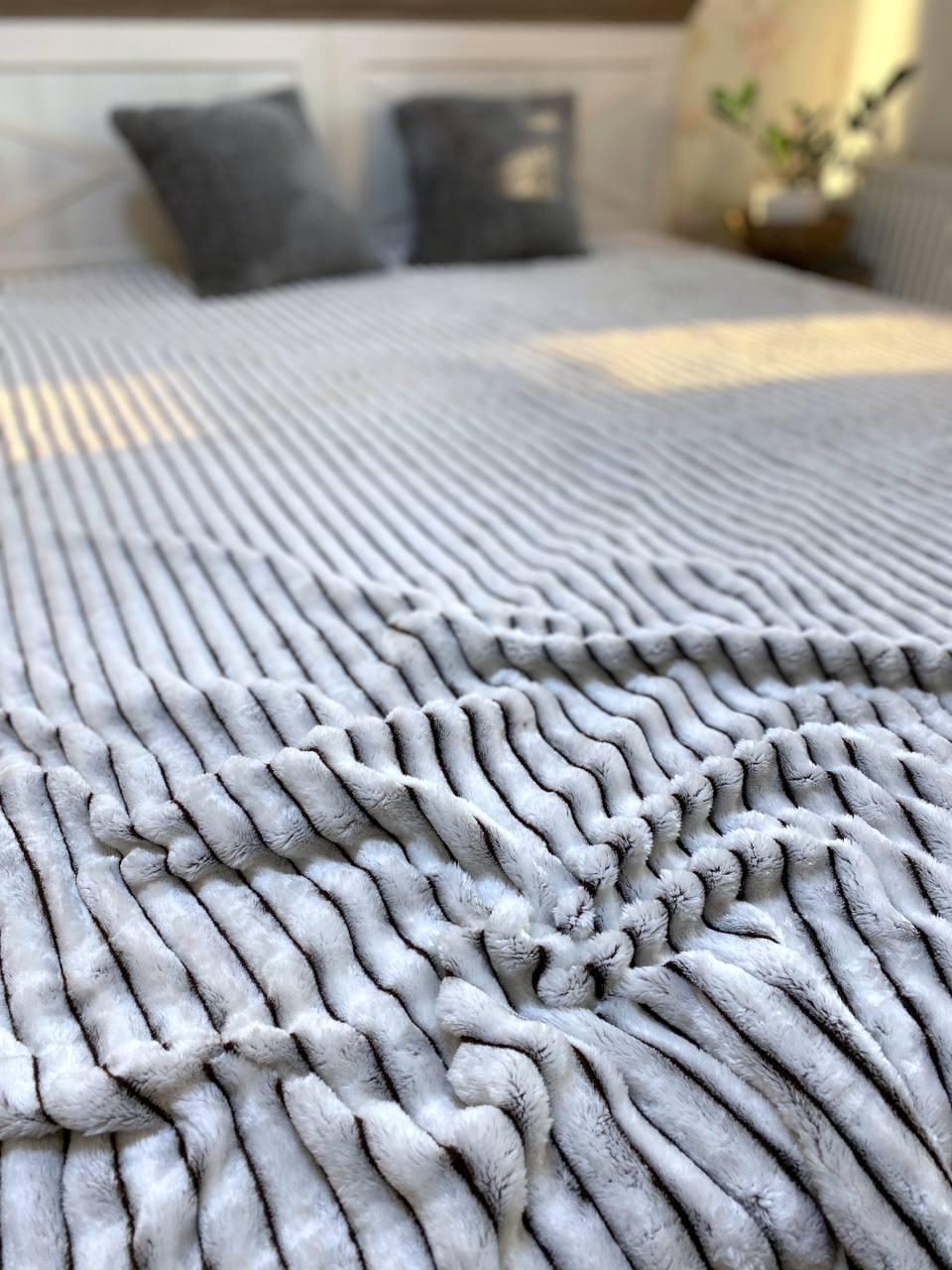 Плед 200х230 см Коричневий (Д-Mpled003/3-05) - фото 3 Плед 200х230 см Коричневий (Д-Mpled003/3-05) - фото 3