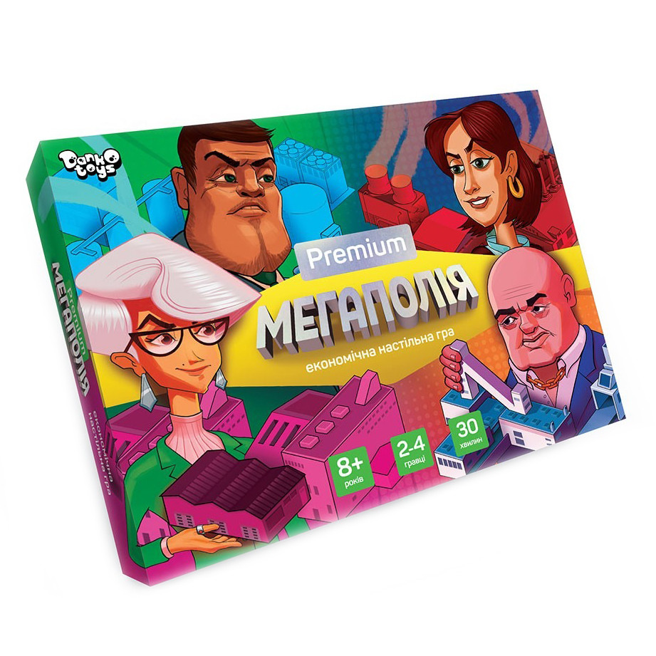 Игра настольная Danko Toys Мегаполия Premium (SR-113-N-1433)