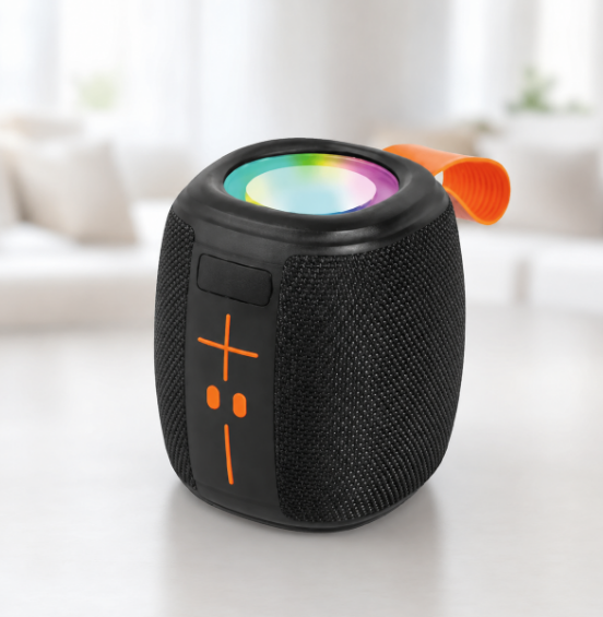 Колонка Bluetooth KTS-2310 аккумуляторная с LED подсветкой Черный (80010)