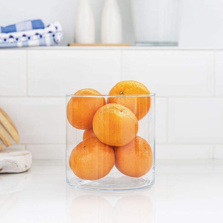 Ваза скляна для квітів та декору Trendglass FLORA 19 см (35096)