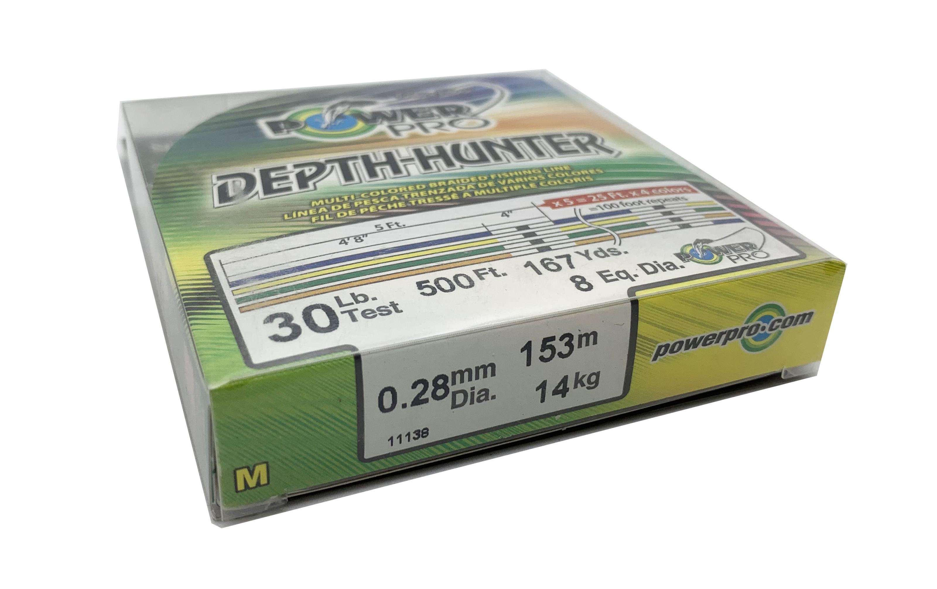 Шнур PowerPro Depth-Hunter Multicolor EQ.DIA.8 30 lb 153 м 0,28 мм (6855) - фото 2