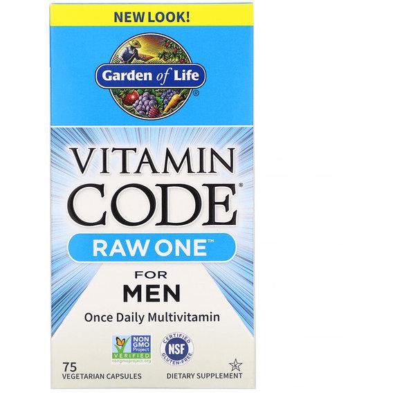 Витаминно-минеральный комплекс Garden of Life Vitamin Code RAW One Once Daily Multivitamin For Men 75 Veg Caps (GOL-11402)