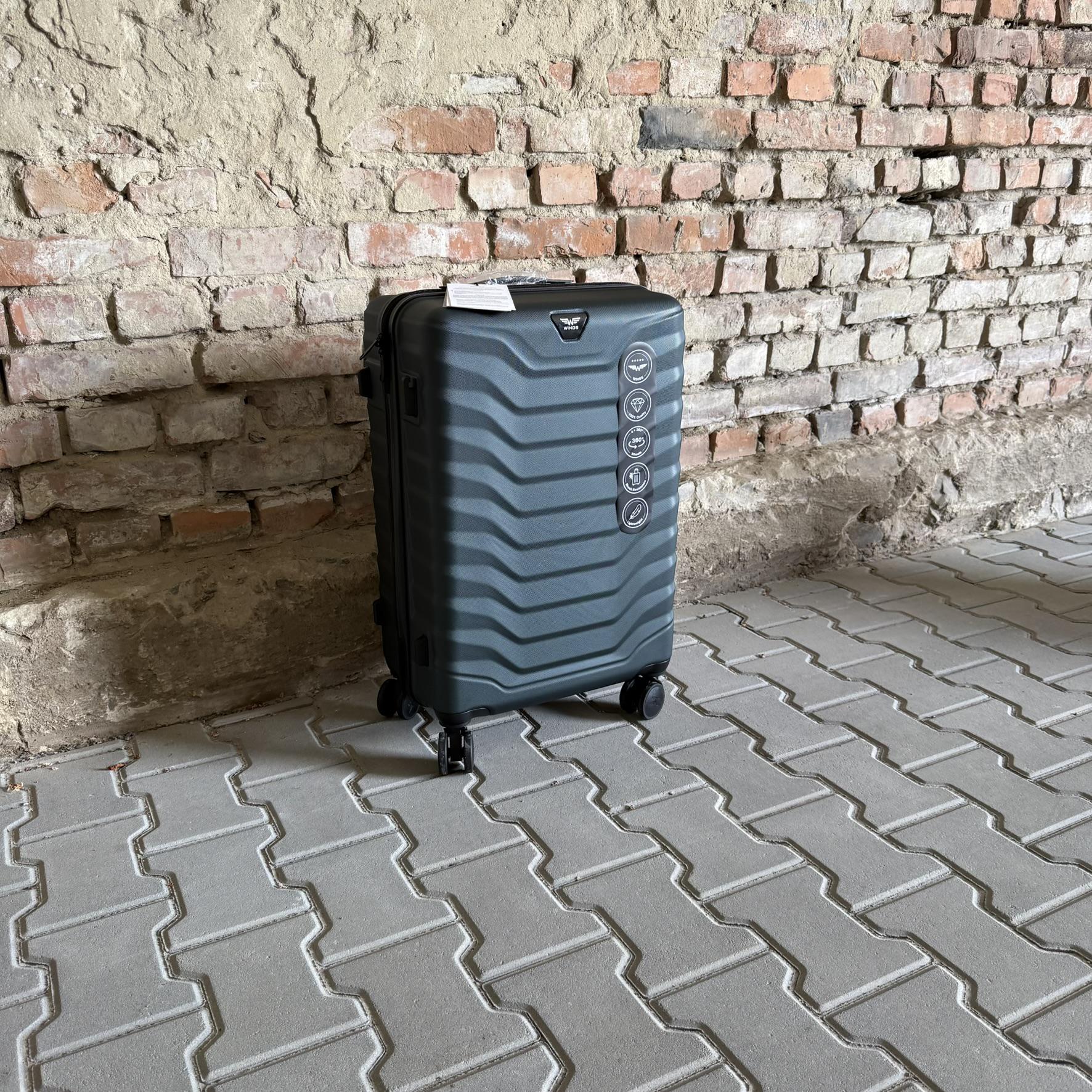 Чемодан Wings PEA01 дорожный М Зеленый (26557302) - фото 3 Чемодан Wings PEA01 дорожный М Зеленый (26557302) - фото 3